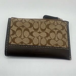 Coach Small Wallet Signature Style